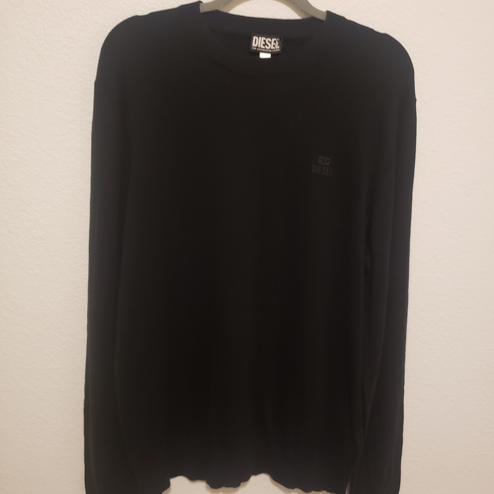 Diesel Men's Black Crewneck Sweater